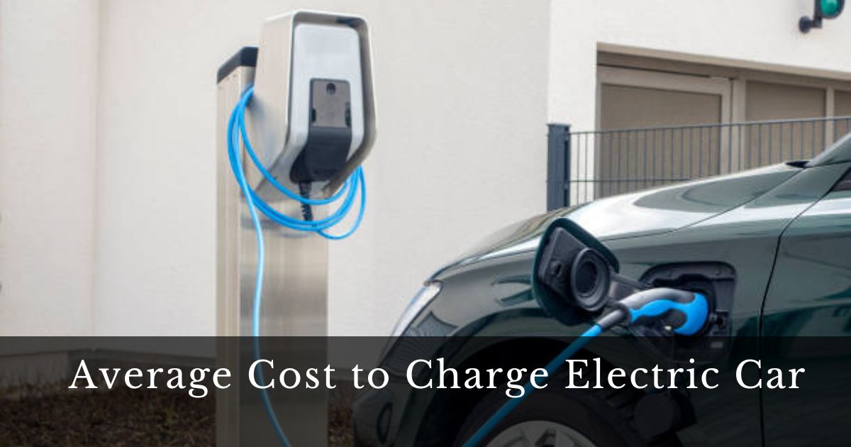 Average cost to charge electric car