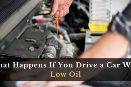 What happens if you drive a car with low oil