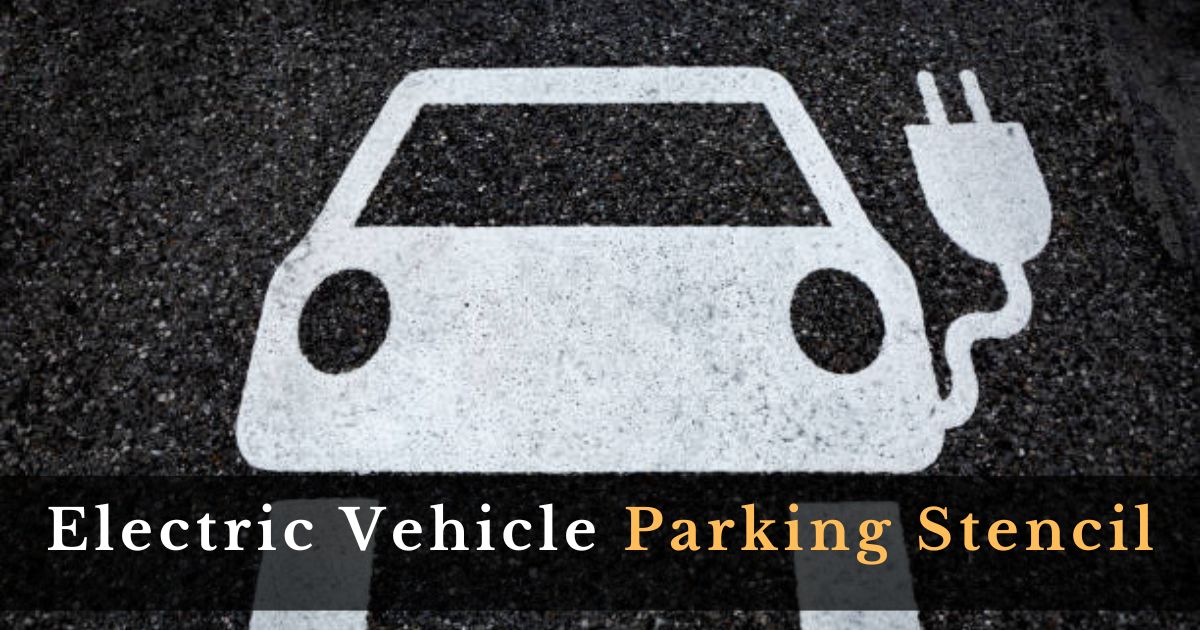 Electric Vehicle Parking Stencil