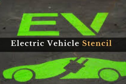 Electric Vehicle Stencil