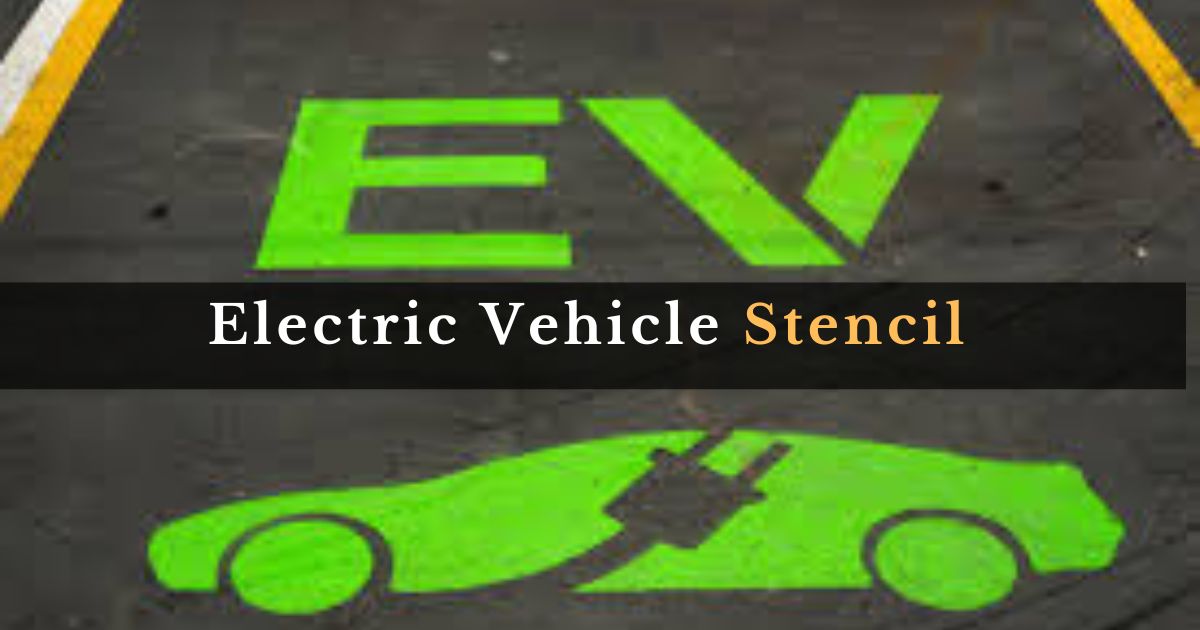 Electric Vehicle Stencil