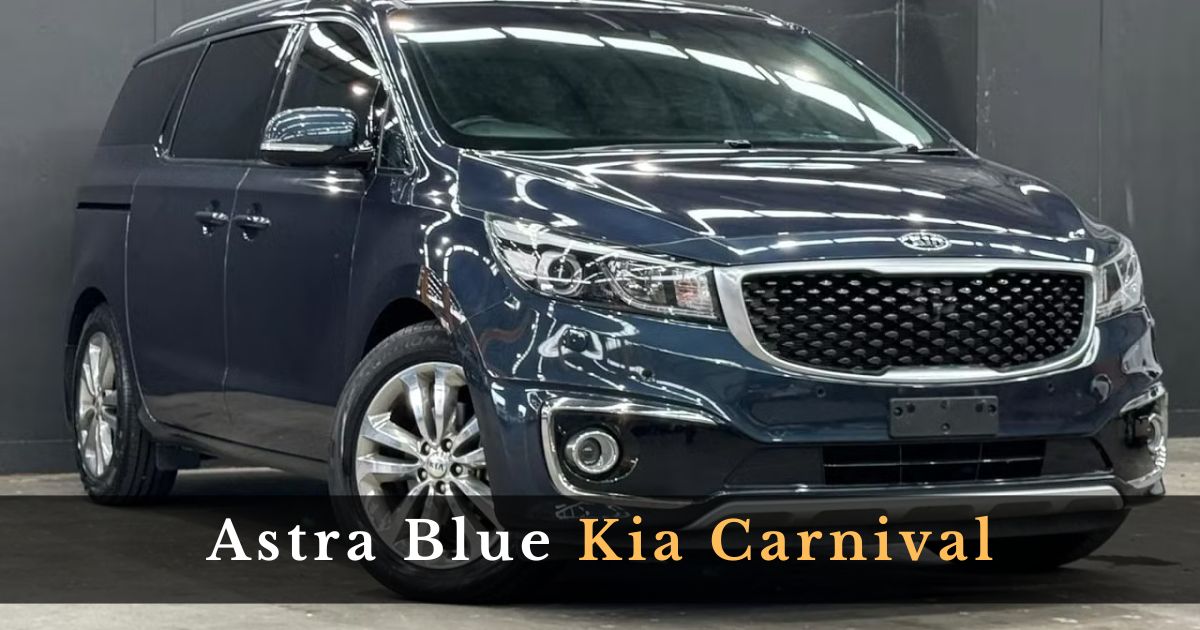 Astra Blue Kia Carnival