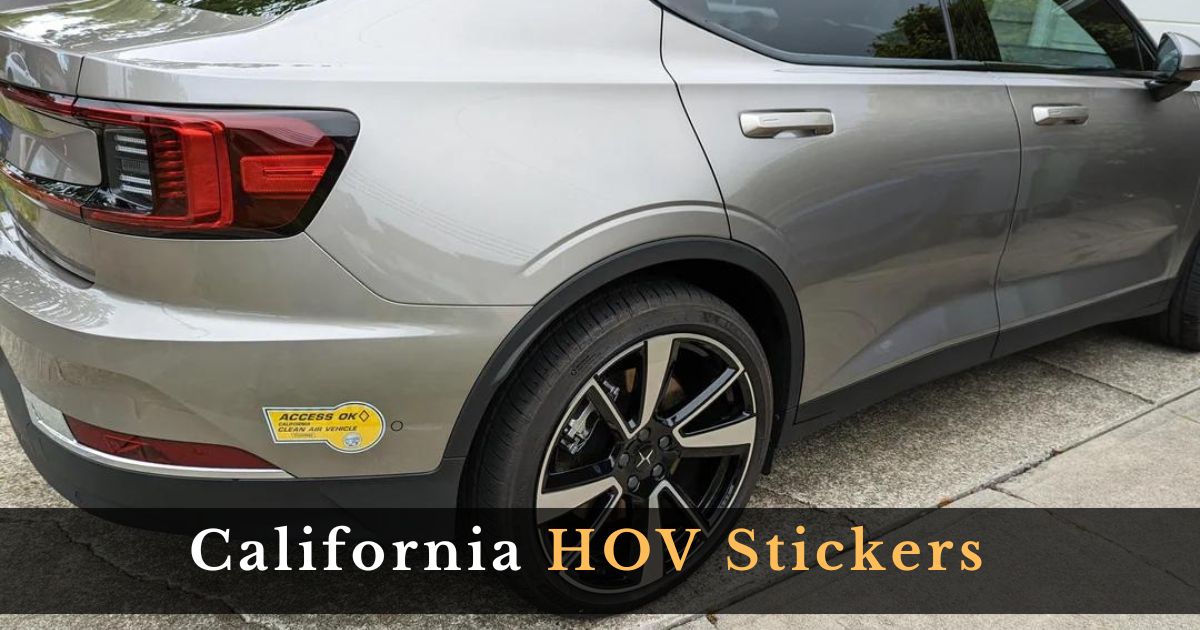 California HOV Stickers