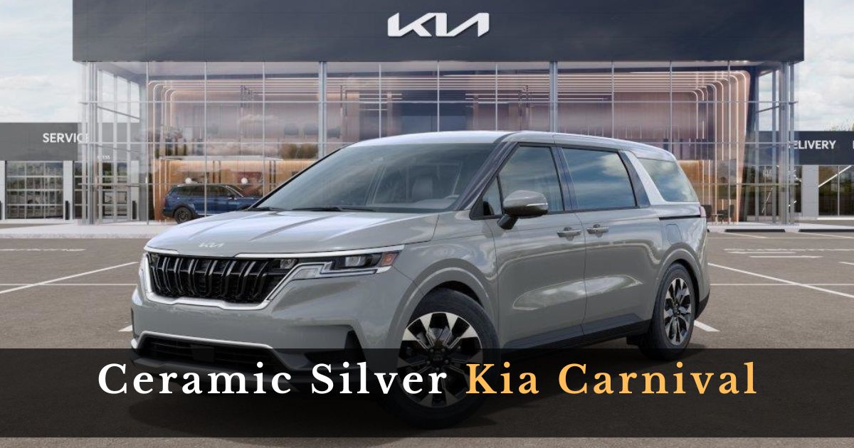 Ceramic Silver Kia Carnival