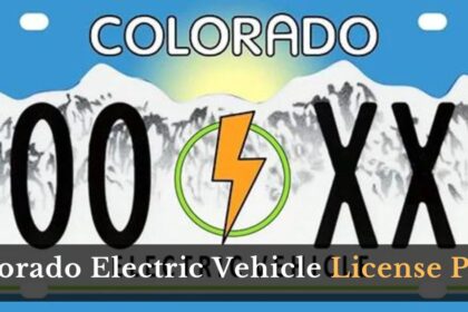 Colorado Electric Vehicle License Plate