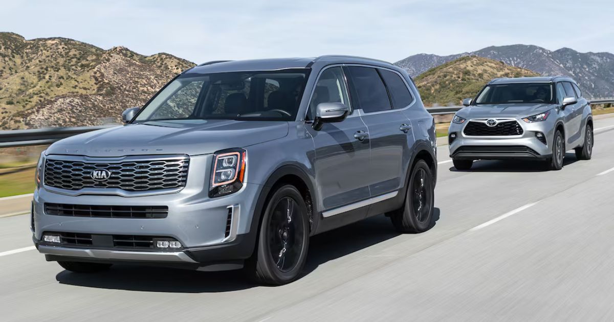 Ford Explorer Vs Kia Telluride Vs Toyota